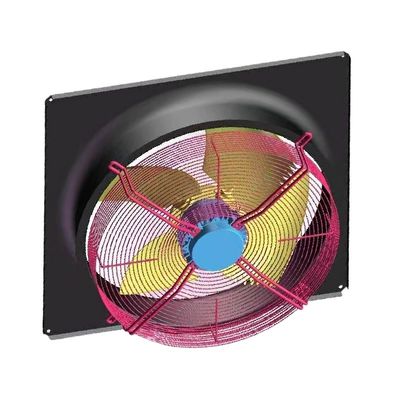 380v fase industriale 700mm dell'aspiratore 3 assiali per le unità del modulo raffreddate aria