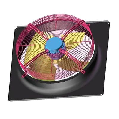 Un ventilatore di 3 ventilatori elicoidali industriale di fase 380V 850mm per le unità unitarie della condotta