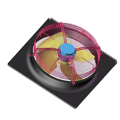 ventilatori elicoidali industriali di 380v 800w 900mm un fan assiale di 3 fasi per la catena del freddo congelata