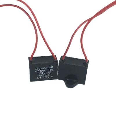 condensatore 250-400VAC protetto contro le esplosioni del motore elettrico 1-10Uf per il ventilatore da soffitto